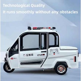 Pickup, electric tricycle, fully enclosed, adult, household, with shed, passenger and freight, picking up children, national standard, elderly, commuting, electric scooter