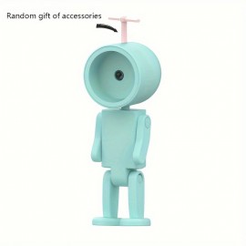 1pc Robot Design Book Light, LED Mini Cute Book Light, Desktop Decoration Atmosphere Light, Cartoon Gift Night Light, Space Magnetic Night Light, Can Be Used As A Mobile Phone Holder