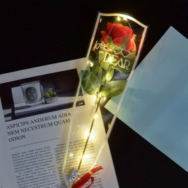 Simulación creativa Festival de rosas luminosas confesión de regalos ramos de flores