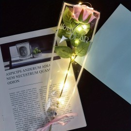 Simulación creativa Festival de rosas luminosas confesión de regalos ramos de flores