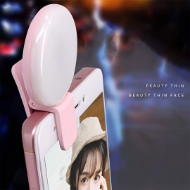Selfie Ring Light,Portable Clip-on Selfie Fill Light,Battery Operated LED Fill Light For Mobile Phone