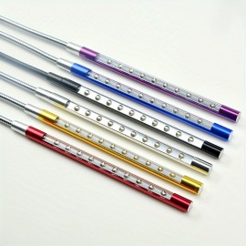 1pc USB Metal 10 Lights Laptop Keyboard Lighting, LED Dormitory Reading Night Light, Can Be Bent Freely