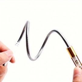 1pc USB Metal 10 Lights Laptop Keyboard Lighting, LED Dormitory Reading Night Light, Can Be Bent Freely