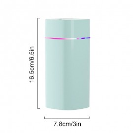 Humidifier 20.29oz Cool Mist Maker Purifier USB Ultrasonic Aroma Essential Oil Diffuser Romantic Mini Colorful Air Humidifier