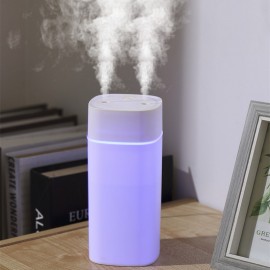Humidifier 20.29oz Cool Mist Maker Purifier USB Ultrasonic Aroma Essential Oil Diffuser Romantic Mini Colorful Air Humidifier