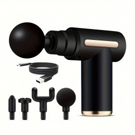 Massage Gun, Deep Tissue Muscle Handheld Percussion Massager, Ultra Small Elegant Silent Design, Gift For Men & Women