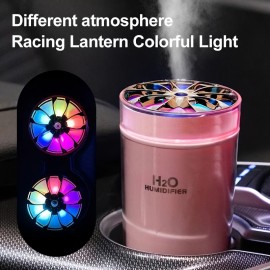 USB Desktop Humidifier, Humidifiers For Bedroom, 7 Color Ambient Light  Function Vehicle Mounted Aromatherapy Machine Large Capacity Humidifier