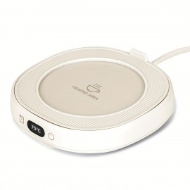 Smart Thermostatic Heating Cup Mat Three Gears Adjust Thermostatic Warming Cup 55 Degrees Hot Milk Hot Coffee Afternoon Tea Magic Heating Base Insulated Water Cup Warming Cup Mat