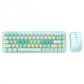 MOFII Keyboard And Mouse Sets With Excellent Color Matching Wireless Keyboard And Mouse Sets,Reliable 2.4 GHz Connectivity For PC,Laptop,Smart TV And More (Milk Tea Color) Gift For Birthday/Valentines/Halloween/Easter/Boy/Girlfriends