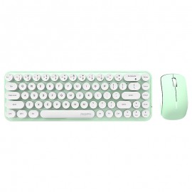 MOFII Keyboard And Mouse Sets With Excellent Color Matching Wireless Keyboard And Mouse Sets,Reliable 2.4 GHz Connectivity For PC,Laptop,Smart TV And More (Milk Tea Color) Gift For Birthday/Valentines/Halloween/Easter/Boy/Girlfriends