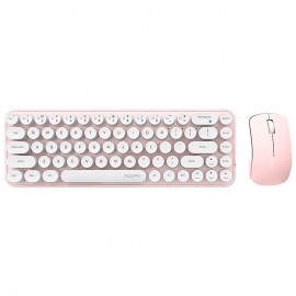 MOFII Keyboard And Mouse Sets With Excellent Color Matching Wireless Keyboard And Mouse Sets,Reliable 2.4 GHz Connectivity For PC,Laptop,Smart TV And More (Milk Tea Color) Gift For Birthday/Valentines/Halloween/Easter/Boy/Girlfriends