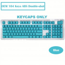 OEM Profile Keycaps 104 Keys ABS Double-shot For DIY Custom Mechanical Keyboard Keycaps Desktop Computer Backlight Keycaps Kit
