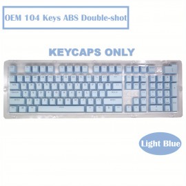 OEM Profile Keycaps 104 Keys ABS Double-shot For DIY Custom Mechanical Keyboard Keycaps Desktop Computer Backlight Keycaps Kit