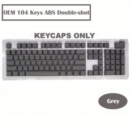 OEM Profile Keycaps 104 Keys ABS Double-shot For DIY Custom Mechanical Keyboard Keycaps Desktop Computer Backlight Keycaps Kit