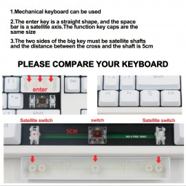 OEM Profile Keycaps 104 Keys ABS Double-shot For DIY Custom Mechanical Keyboard Keycaps Desktop Computer Backlight Keycaps Kit