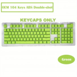 OEM Profile Keycaps 104 Keys ABS Double-shot For DIY Custom Mechanical Keyboard Keycaps Desktop Computer Backlight Keycaps Kit