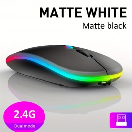 Rechargeable Wireless Mouse - Portable, Ergonomic & Soundless - Perfect For PC, Tablet, Macbook & Office Use