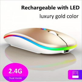 Rechargeable Wireless Mouse - Portable, Ergonomic & Soundless - Perfect For PC, Tablet, Macbook & Office Use