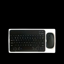 Wireless Keyboard And Mouse Combo Rechargeable Portable Wireless Keyboard Mouse Set For IPhone/IPad/Samsung Tablet Phone Smartphone For Android/Windows