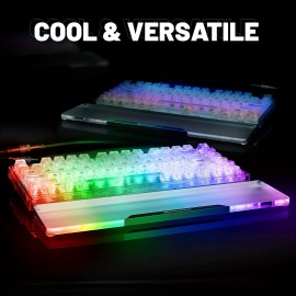 Keyboard Wrist Rest Pro - 60% Keyboard- Mechanical Keyboards Ergonomic Palm Rest For Computer Keyboard,Anti-Slip Base,Wrist Pad For Laptop,Office & Home-Easy Typing