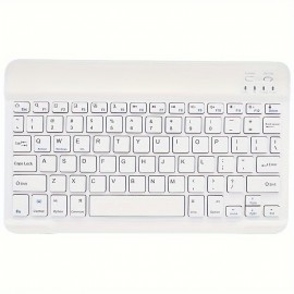 New Upgraded Metal Wireless Keyboard, Macron Color Scheme, Lightweight And Portable, Compatible With 10, 10.1, 11.7-inch, And 8 Inch Windows/IOS/Android Systems