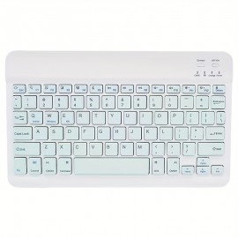 New Upgraded Metal Wireless Keyboard, Macron Color Scheme, Lightweight And Portable, Compatible With 10, 10.1, 11.7-inch, And 8 Inch Windows/IOS/Android Systems
