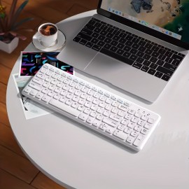 BOW Laptop External Keyboard Mouse Set Silent Desktop External Wireless Keyboard Mouse Typing Dedicated Office