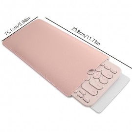 Suitable For K380 Keyboard Bag, Apple Double-sided Protective Cover, Wireless Bluetooth Keyboard Bag, Light And Thin Color-block Portable Storage Bag