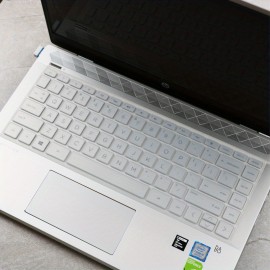 For HP Pavilion 14 Series 14-ce 14s-cf 14-bs 14s-dk 14-cm 14-ce307 14-bs 14s-cf  14S- Dp0003AU  14s-dk0xxx 14q-cs0001TX I5-8250U X360 14-BA/14-BF/14-BW/14S-CF/14q-cs0001TX 14-inch Full Line Laptop Silicone Case Cover Keyboard Cover