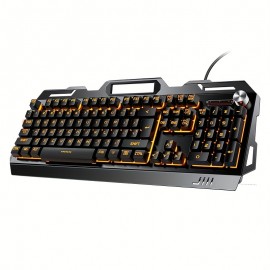 V2 Computer Wired Keyboard E-sports Gaming Typing Office Universal USB Plug-in Hair Light Keyboard Available For Windows System
