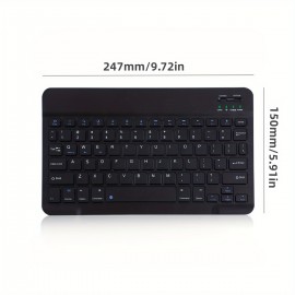 Wireless Rechargeable Illuminated Keyboard - Perfect for Android, iOS, and Windows Devices!