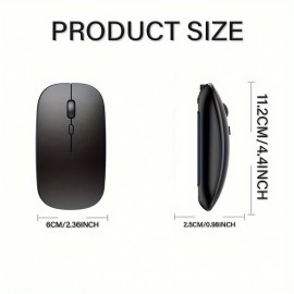 Rechargeable Wireless Mouse Wireless Mouse Computer Ergonomic Mini USB Mouse 2.4Ghz Silent For Macbook Optical Mouse For Laptop