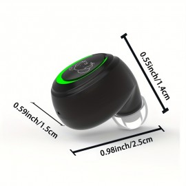 Ultra-small Mini Wireless Earphones, Dual-Ear Sleep TWS In-Ear Style, For Male And Female Universal Music Listening, Sports Fitness Running Earphones, 5.3 Chip For Android, For IPhone Universal