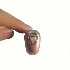 1pc Wireless Earphone Mini Invisible In-Ear Sports Earbuds With Microphone Stereo Headphones
