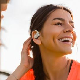 Ear-mounted Headphones Wireless Non-ear Movement Running Headset New Open-type Ultra-long Standby Game E-sports Headset Lovers Equipped With A Large Capacity Smart Digital Display Charging Cabin