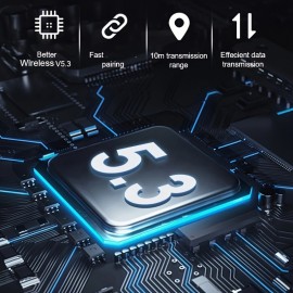 True Wireless Headset Wireless5.3 Wireless Headset Sports Headset Stereo, Mobile Phone Hi-fi Stereo Music